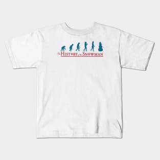 History of the SNOWMAN Kids T-Shirt